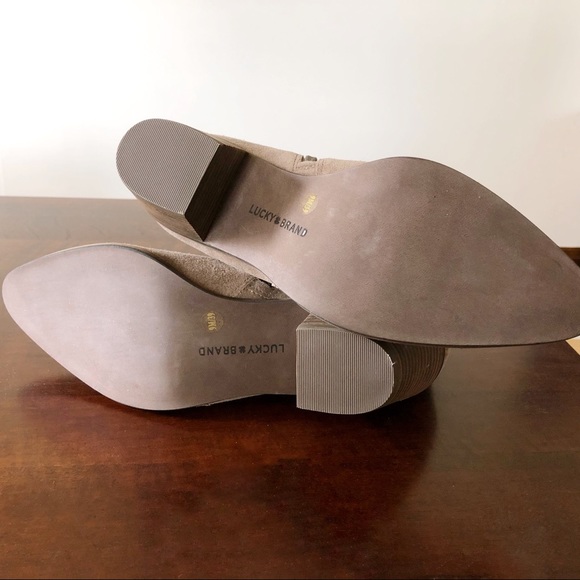 Lucky Brand Linnea Studded Suede Bootie - Picture 6 of 9